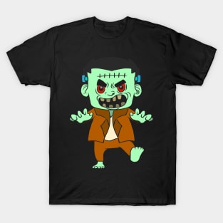 Halloween pictures on t-shirt for children Frankenstein T-Shirt